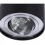 Downlight - AZZ AZ0779 Stropní bodové přisazené svítidlo Azzardo Bross 1 black/aluminium AZ0779 GU10 1x50W IP20 9,6cm černo-hliníkové - AZZARDO - foto 3