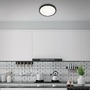 Kruhová - BRILO 3455-015 LED stropní svítidlo, pr. 29 cm, 12 W, černá - BRILO - foto 3