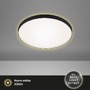 Kruhová - BRI 3443215 LED stropní svítidlo, pr. 35,5 cm, 18 W, černá-bílá (starý kód: BRI 3443-215) - BRILONER - foto 3