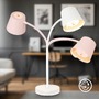 Stolní lampy pracovní - BRILO 7502016 Biwo LED bezdrátová stolní lampička, stmívatelná, nastavitelná, bílá - BRILO - foto 3