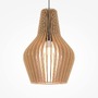 Kónická - M MOD191PL-01W1 Závěsné svítidlo Roots E27 40W béžový kov skandinávský design  - MAYTONI - foto 3