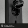 Nástěnná - BRI 3787015 Lima LED venkovní nástěnné svítidlo, pohybové čidlo, soumrakový senzor, nabíjecí, černá - BRILONER - foto 3