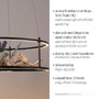 Kruhová - PN 2442-18 LED závěsné svítidlo CONTURA černá, kruhové, dotykové ovládání, s policí, nastavitelná výška, 3000K - PAUL NEUHAUS - foto 3