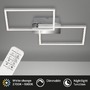 Hranatá - BRILO 3149018 LED CCT rám 50 cm 2x15W 1650lm chrom (starý kód: BRILO 3149-018) - BRILO - foto 3