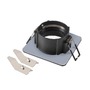 Hranatá - LA 1007347 NEW TRIA® 68 kroužek pro vestavbu do stropu, D: 8,2 Š: 8,2 H: 3,4 cm, IP 65, černá - BIG WHITE (SLV) - foto 3