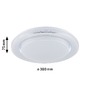 Kruhová - P 70546 LED stropní svítidlo Rainbow efekt duhy RGBW 230V 22W chrom/bílá - PAULMANN - foto 3