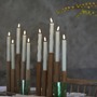 Interiérové dekorace - MAR 706289 Milo bezdrátový adventní hnědý svícen - Markslöjd - foto 3
