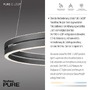 PN 2551-15 Paul Neuhaus LED závěsné svítidlo PURE-E-LOOP elektrické 2700-5000K šedá mystic - PAUL NEUHAUS - foto 3
