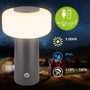 Stolní lampy dekorační - BRILO 7580015 Juna stolní lampa - 1,8W, 210lm, nabíjecí, LED, stmívatelné, dotykový vypínač, teplá bílá, antracit - BRILO - foto 3