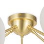 Downlight - M MOD545CL-20BS Stropní svítidlo Dallas 20xG9 max 28W opálové sklo mosaz kov designové - MAYTONI - foto 3