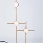 Dekorativní - NV 9280673 Nástěnné svítidlo ATOMO zlatý kov a akryl LED 3 x 2.4W 230V 3000K IP20 - NOVA LUCE - foto 3