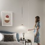 Kónická - FAN LED-ATREO-S13-MAR Závěsné LED svítidlo Atreo hnědo-béžový kov/hliník 6W 3000K průměr 13 x 200 cm - FANEUROPE - foto 3
