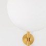 Dekorativní - HVLG HL290101-OB-CEX VÝPRODEJ VZORKU - Nástěnné svítidlo GINA ocel/sklo starobronz/opál E27 1x8W - HUDSON VALLEY (Mitzi) - foto 3
