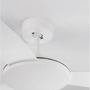 Ventilátory - NV 9952360 Stropní ventilátor BLAIRE tělo z hliníku matná bílá a sklo 3ABS bílé listy - NOVA LUCE - foto 3