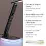 Stolní lampy pracovní - LD 11018-18 TINA LED stolní lampa černá dotykový stmívač nabíjení telefonu bezdrátově i USB 3000-5000K - JUST LIGHT - foto 3
