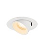 Kruhová - LA 1010039 NUMINOS® GIMBLE XS Stropní vestavné svítidlo, 2700 K, 40°, IP20, kulaté, bílé - BIG WHITE (SLV) - foto 3