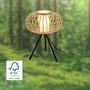 Stolní lampy dekorační - BRI 7759011 Stolní lampa, 39,5 cm, 1x E27, max. 10W, Bambus - BRILONER - foto 3