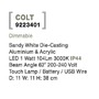 Na baterie - NV 9223401 Venkovní stolní lampa COLT bílý litý hliník a akryl LED 2W 3000K IP54 62st. 5V DC vypínač na těle USB kabel stmívatelné - NOVA LUCE - foto 3