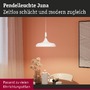Kónická - P 78484 Závěsné svítidlo Juna E27 max. 20W šampaň/bílá mat stmívatelné kov - PAULMANN - foto 3