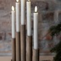Interiérové dekorace - MAR 706288 Miila bezdrátový adventní hnědý svícen - Markslöjd - foto 3