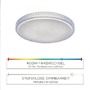 Kruhová - LD 14745-00 FRIDA LED stropní svítidlo, Smart Home, RGB+W, bílé RGB+2700-5000K MEDION - LEUCHTEN DIREKT / JUST LIGHT - foto 3