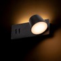 S ramenem - RED R14522 AMADEUS nástěnné svítidlo černé 230V LED 4W 735lm 3000K rocket switch - RED - DESIGN RENDL - foto 3