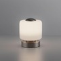 Stolní lampy dekorační - PN 4037-55 BOTA LED stolní lampa stříbrná, kruhová, dotykový stmívač, nadčasový design 3000K - PAUL NEUHAUS - foto 3