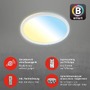 Kruhová - BRILO 7058-016 CCT svítidlo LED panel, pr. 29,3 cm, 18 W, 2400 lm, bílé - BRILO - foto 3