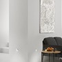 Zapuštěná - FAN INC-ESTRO-R1 Vestavné svítidlo do zdi Estro (kulaté, sádra) 1 x mini GU10, 160 x 90 x 67 mm - FANEUROPE - foto 3