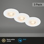 Kruhová - BRI 7044-036 LED vestavná svítidla, pr.9 cm, 3x LED, 5 W, 480 lm, bílé - BRILONER - foto 3