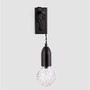Dekorativní - NV 9536416 Nástěnné svítidlo VEDA černý kov a čiré sklo G9 1x6W 230V IP20 bez žárovky - NOVA LUCE - foto 3