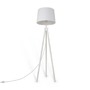 Stojací lampy - M Z177FL-01W Stojací lampa Calvin 60W bílá kov dřevo textil moderní design - MAYTONI - foto 3