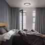Kruhová - BRI 3175015 Slim svítidlo LED panel pr. 19 cm 12W 1400lm černá (starý kód: BRI 3175-015) - BRILONER - foto 3