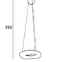 Dekorativní - AZZ AZ2672 LED Závěsné svítidlo Azzardo Donut Pendant 46 CCT AZ2672 80W 6800lm 2700-6000K IP20 46cm stmívatelné s dálkovým ovládáním - AZZARDO - foto 3