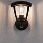 Nástěnná - P 94647 Venkovní nástěnné svítidlo Classic Curved pohybové čidlo IP44 hranaté 164x180mm max. 12W 230V černá umělá hmota - PAULMANN - foto 3