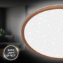 Kruhová - BRILO 7654014 Slim svítidlo LED panel pr.37,5 cm - 22W, 3000lm, hvězdné nebe, neutrální bílá, kávová - BRILO - foto 3