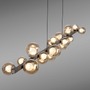 Dekorativní - PN 2558-97 LED závěsné svítidlo PURE, bronzová, elektricky nastavitelná výška, ovladač, stmívatelné 2200-5000K - PAUL NEUHAUS - foto 3
