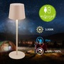 Stolní lampy dekorační - BRILO 7708011 Bota stolní lampa - 1,8W, 120lm, nabíjecí, LED, stmívatelné, dotykový vypínač, teplá bílá, béžová - BRILO - foto 3