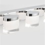 K zrcadlu - NV 9122341 Nástěnné svítidlo nad zrcadlo SABIA chrom hliník a akryl LED 20W 220-240V 3000K IP44 - NOVA LUCE - foto 3