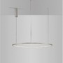 Kruhová - NV 9345607 Závěsné svítidlo TARQUIN šampaň stříbrný hliník a akryl LED 48W 230V 3000K IP20 stmívatelné - NOVA LUCE - foto 3