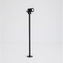 Sloupková - NV 9271433 Venkovní sloupkové svítidlo FEND černý hliník a sklo LED 5W 3000K 100-240V 21st. IP65 - NOVA LUCE - foto 3