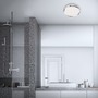 Kruhová - BRI 3403-018 LED stropní svítidlo hvězdné nebe, pr. 28 cm, 12 W, chrom - BRILONER - foto 3
