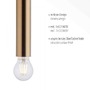 Subtilní - LD 15617-60 BRUNA LED závěsné svítidlo, nadčasové, matná mosaz, do interiéru - LEUCHTEN DIREKT / JUST LIGHT - foto 3