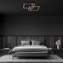Hranatá - BRILO 3776015 LED stropní svítidlo, 50,5 cm, 33W, 3300lm černá - BRILONER - foto 3