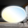 Kruhová - BRILO 7655016 Slim svítidlo LED panel pr.37,5 cm - 22W, 3000lm, dálkový ovladač, stmívatelné, bílé - BRILO - foto 3