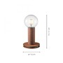 Stolní lampy dekorační - LD 14770-48 TURN ME Stolní lampa v barvě oceli v industriálním designu pro E27 žárovku - LEUCHTEN DIREKT / JUST LIGHT - foto 3