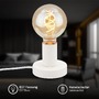 Stolní lampy dekorační - BRILO 7023016 Stolní lampa, pr. 10 cm, max. 10 W, bílé (starý kód: BRILO 7023-016) - BRILO - foto 3