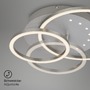 Kruhová - BRILO 3773019 LED stropní svítidlo, 40 cm, paměť, 26W, 2550lm, hliník - BRILO - foto 3