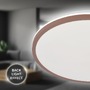Kruhová - BRILO 3046012 Lana stropní svítidlo pr.28 cm - 15W, 1500lm, LED, přímé a nepřímé osvětlení, neutrální bílá, písková hnědá - BRILO - foto 3