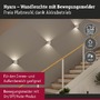 Nepřímé osvětlení - P 71283 LED nabíjecí nástěnné svítidlo Nyara IP44 3000K 100x100mm 2x1W bílá - PAULMANN - foto 3